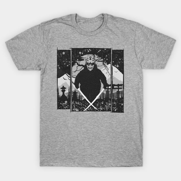 Bear Samurai T-Shirt by Bongonation